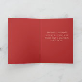 Elegante Forestcore Kerstfee Vakantie Feestdagen Kaart (Binnen)