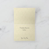 Elegante Formeel dankt u nota neemt van Kaart (Binnen)