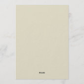 Elegante formele kerstfeest uitnodiging | Luxe (Achterkant)
