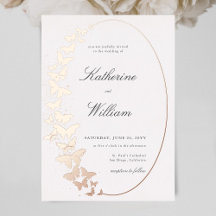 Elegante Formele Klassieke Vlinder Frame Roze Goud
