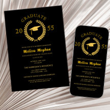 Elegante formele lauwerkrans gouden baret feestje 