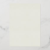 Elegante Formele Monogram Huwelijk Goud Folie Uitnodiging (Achterkant)