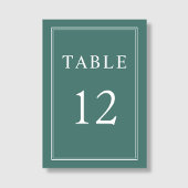 Elegante formele smaragdgroene bruiloft kaart