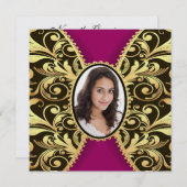 Elegante formele uitnodiging voor evenement (Voorkant / Achterkant)