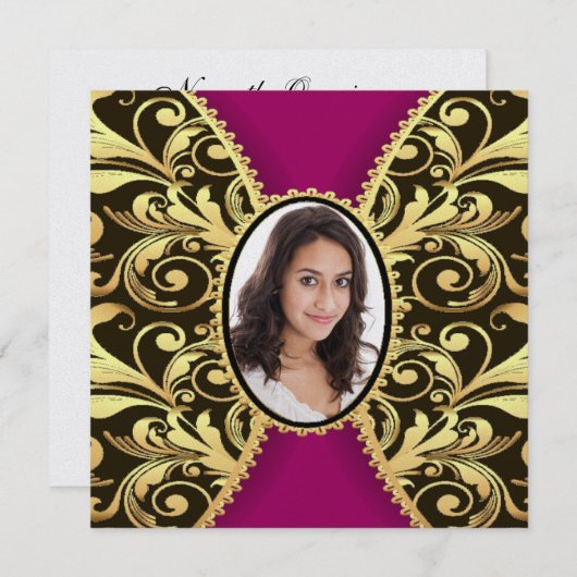 Elegante formele uitnodiging voor evenement (Voorkant / Achterkant)