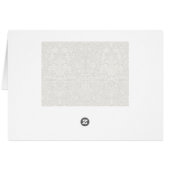 Elegante formele witte damast kant brokaat (Achterkant Horizontaal)