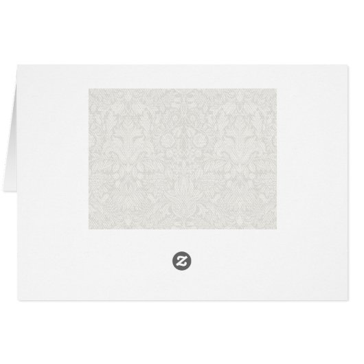 Elegante formele witte damast kant brokaat (Achterkant Horizontaal)