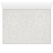 Elegante formele witte damast kant brokaat (Binnen Horizontaal (Onder))