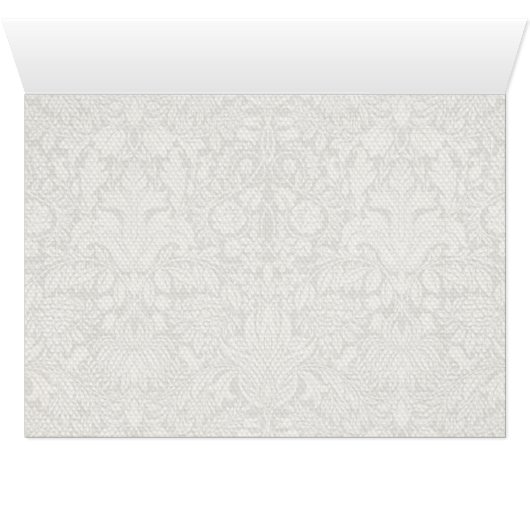 Elegante formele witte damast kant brokaat (Binnen Horizontaal (Onder))