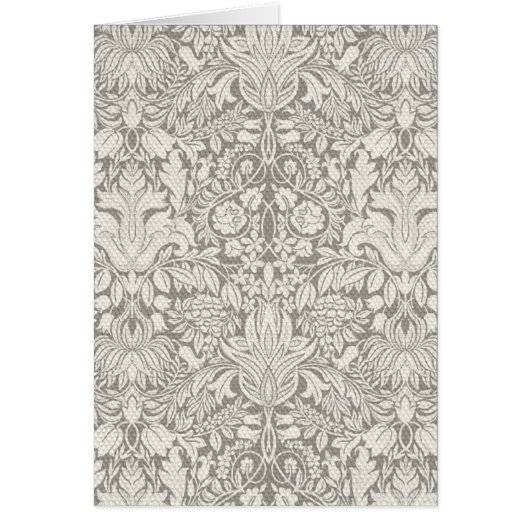 Elegante formele witte damast kant brokaat (Voorkant)