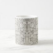 Elegante formele witte damast kant brokaat koffiemok (Center)