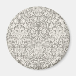 Elegante formele witte damast kant brokaat magneet