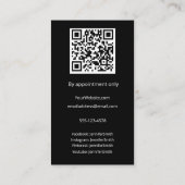 Elegante Foto Aangepaste Cookies Bakkerij Aangepas Visitekaartje (Achterkant)