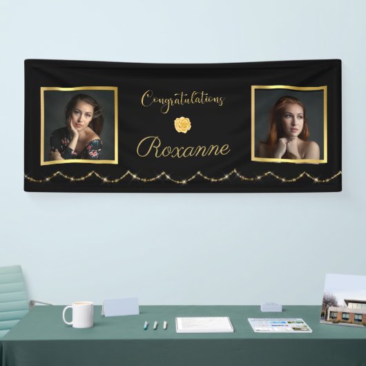 Elegante foto Afstuderen banner (Beurs)