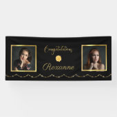Elegante foto Afstuderen banner (Horizontaal)