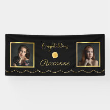 Elegante foto Afstuderen banner