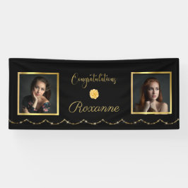 Elegante foto Afstuderen banner