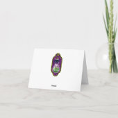  Elegante Foto Bewaar de Datum Paarse Roos Kaart (Achterkant)