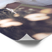 Elegante foto bruiloft welkom teken poster (Hoek)