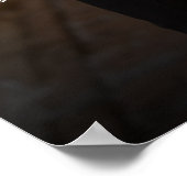 Elegante foto bruiloft zitgrafiek 10 tafels poster (Hoek)