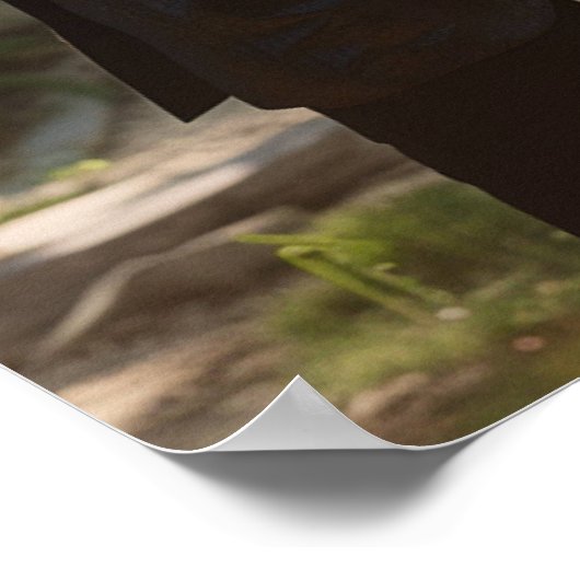 Elegante foto bruiloft zitgrafiek 20 tafels poster (Hoek)