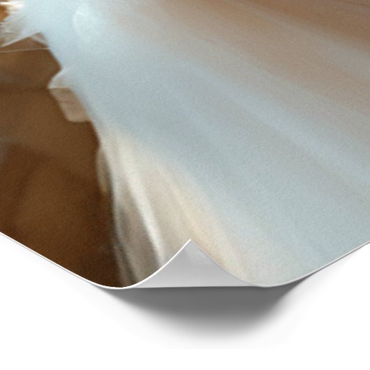 Elegante foto bruiloft zitgrafiek, 20 tafels poster (Hoek)