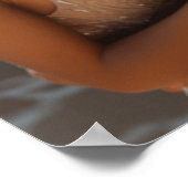 Elegante foto bruiloft zitgrafiek modern poster (Hoek)