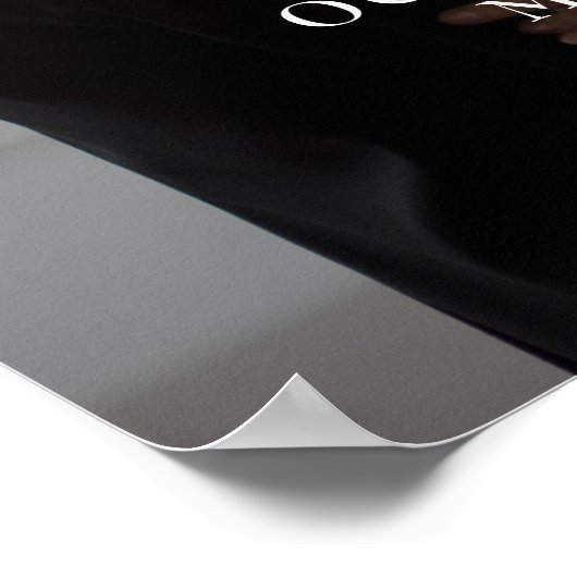 Elegante foto de avond voor repetitie diner poster (Hoek)