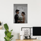 Elegante foto de avond voor repetitie diner poster (Thuiskantoor)