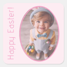 Elegante foto gepersonaliseerd licht roze gelukkig