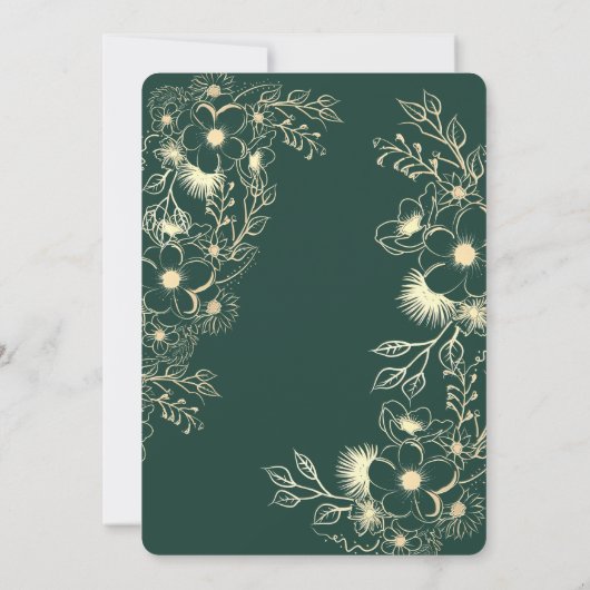  Elegante Foto Huwelijksuitnodiging (Achterkant)