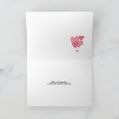 Elegante foto in romantische tinten feestdagen kaart (Binnen)