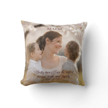 Elegante foto moeder citeren moderne script