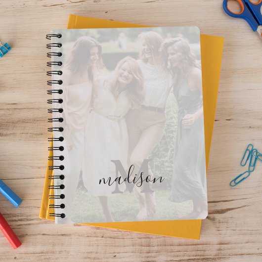 Elegante foto Monogram Naam 2026 Planner