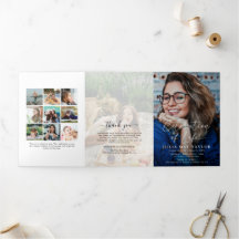 Elegante foto-overlay rouwkaarten funeral programm