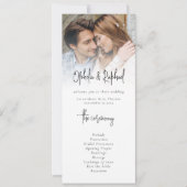 Elegante foto overlay script bruiloft programma (Voorkant)