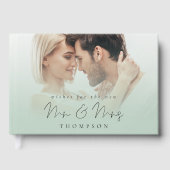 Elegante foto overlay wenst nieuwe Mr. Sage Gastenboek (Voorkant)