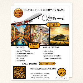 Elegante foto reizen Sjabloon Flyer