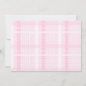 Elegante foto Roze Bloemen Afstuderen Aankondiging (Achterkant)