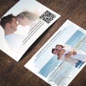 Elegante foto Sla de datum script bruiloft Save The Date