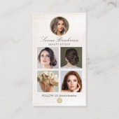 Elegante foto sociale media netwerken, Instagram Visitekaartje (Voorkant)