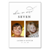 Elegante foto toen we oud waren kaart (Voorkant)