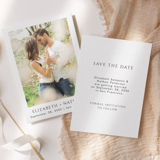 Elegante Foto | Trouwen Save The Date