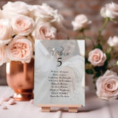 Elegante Foto Trouwstoel Grafiek Tafel Kaart