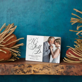 Elegante foto van het hernieuwen van geloften op j fotoplaat