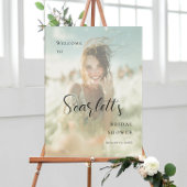 Elegante foto Vrijgezellenfeest welkom Poster