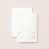 Elegante foto Vrolijk Kerstfeest Gelukkig Nieuwjaa Folie Kaarten (Met envelop)