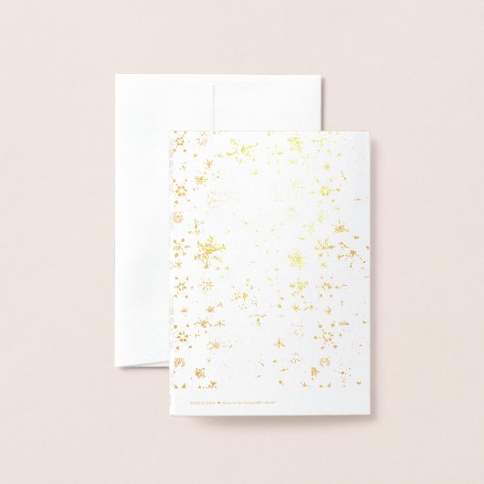 Elegante foto Vrolijk Kerstfeest Gelukkig Nieuwjaa Folie Kaarten (Met envelop)