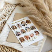 Elegante foto Vrolijk kerstjaar in de Review Feestdagenkaart