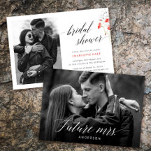 Elegante foto Waterverf Flowers Vrijgezellenfeest